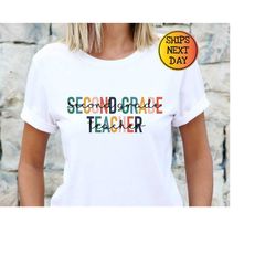Second Grade Teacher Shirt, 2nd Grade Teacher Shirt, Second Day of School Shirt, Back To School Shirt, Second Grade Shir