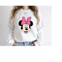 Disney minnie mouse sweatshirt, disney girls shirt, disney aesthetic crewneck, disneyworld shirt, disney womens shirt,di