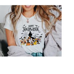 Disney Happy Halloween Shirt, Mickey and Friends Halloween Shirt, Halloween Family Shirts, Disney Shirt, Disney Family T