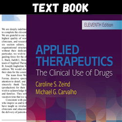 Complete Applied Therapeutics (Koda Kimble and Youngs Applied Therapeutics) 11th Edition