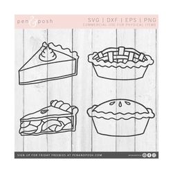 Pie Svg - Pie Svg Clipart - Apple Pie Svg - Pumpkin Pie Svg -  Pie Cut Files - Pie Clipart - Fall SVG - Fall Cut Files -