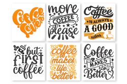 Coffee Quotes Embroidery Designs