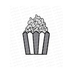 Popcorn SVG - Popcorn Clip Art - Popcorn Graphic - Popcorn SVG - Popcorn Cut File - Popcorn DXF - Popcorn  - Cricut Silh