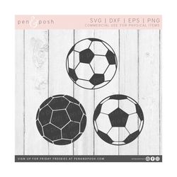 soccer ball svg -  soccer ball dxf - soccer ball clipart - soccer ball cricut and silhouette cut files - soccer svg - so