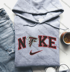 Nike Atlanta Falcons Embroidered Unisex Shirt, NCAA T Shirt, NCAA Embroidery Hoodie, NCAA Sweatshirt