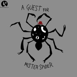 A Guest for Mr Spider Halloween PNG Download