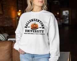 Halloween School Sweatshirt and Hoodie, Halloween Sweatshirt, Halloweentown University Sweatshirt, Funny Fall Sweatshirt