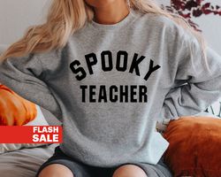 Halloween Shirt Teacher Gift, Vintage Halloween Sweatshirt, Spooky Teacher Tee
