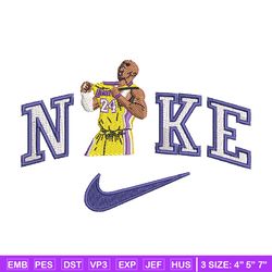 Basketball player Nike embroidery design, Basketball embroidery, Nike design, Embroidery file, Instant download