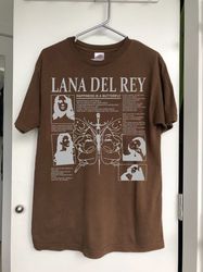 Happiness Is A Butterfly Tee, Lana Del Rey T Shirt, Lana Del Rey Graphic Unisex Shirt, Lana Del Rey Vintage Tee, Lana De