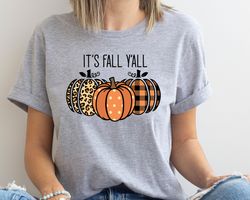 It's Fall Yall Pumpkin Shirt, Pumpkin Shirt, Fall Shirt for Women, Fall Pumpkin Shirt, Fall Pumpkin Shirt for Kids, Than