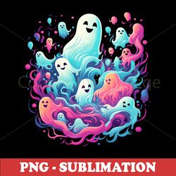 Halloween Sublimation Design - Spooky Skulls - Create Ghostly Creations with This High-Quality PNG Digital Download