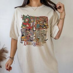Retro Vintage Disneyland Trick Or Treat shirt, Mickey And Friends Halloween, Disneyland Halloween, Disney Trip Shirt, Di