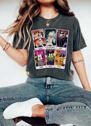 Vintage Halloween Tarot Comfort Colors Shirt, Mickey And Friends Halloween Shirt, Tarot Disneyland Shirt, Disney Hallowe