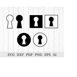 Keyhole svg, Key hole svg, Keyhole vector, Key hole vector, Keyhole clipart, lock svg, cricut & silhouette, vinyl, dxf,