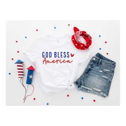 America Shirt, 4th Of July Shirt, Independence Day Shirt, God Bless America T shirt, Christian Shirts