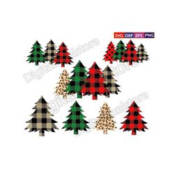 Buffalo Plaid Christmas Tree Svg,Christmas svg,Cheetah Tree svg,Merry Christmas svg,Leopard tree svg,Christmas for Shirt