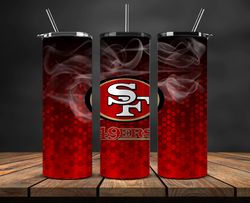 49ers Tumbler Wrap , Football Wraps, Nfl Smoke Tumbler Wrap