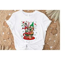 Retro Disney Christmas Balloons Shirt, Mickey and Friends Christmas, Family Christmas shirt, Disney Magic Kingdom, Retro
