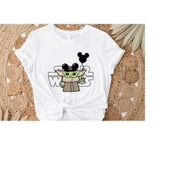 Star Wars Shirt, Baby Yoda Shirt, Star Wars Disney Shirt, Mickey Balloon Shirt, Disney Ears Shirt, Disney Balloon Shirt,