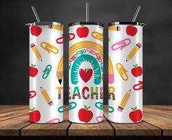 Teacher Tumbler Wrap,Teacher Tumbler PNG, Teacher Tumbler Design Sublimation 42