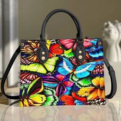 Butterfly Leather Handbag, Women Butterfly Handbag,3D Butterfly Bag