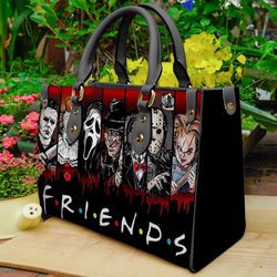 Halloween Leather handBag,Horror Leather Bag,Horror movie bag