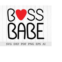 Boss Babe SVG, Girl Boss SVG, Boss Lady svg, Entrepreneur svg cutting file, quote svg, cricut & silhouette, vinyl, dxf,