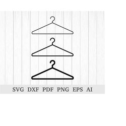 Hanger Svg, Coat Hanger Svg, Clothes Hanger Svg, Wardrobe Svg, Hanger Vector, Svg Cutting File, Cricut & Silhouette, Dxf