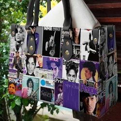Prince Leather HandBag ,Prince Handbag Love Singer,Music Leather Bag