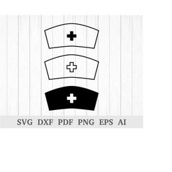nurse hat svg, nurse svg, medical nurse hat svg, nurse life svg, nurse svg cutting file, cricut & silhouette, vinyl, dxf
