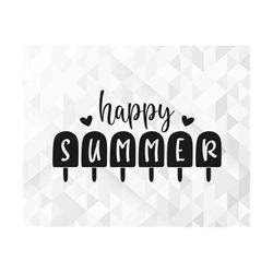 Happy Summer SVG, Summer Svg, Summer Design for Shirts, Summertime Svg, Vacation Svg, Vacay Svg, Happy Summer Cut Files,