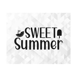 Sweet Summer SVG, Summer Svg, Summer Design for Shirts Svg, Summertime Svg, Vacation, Beach Svg, Sweet Summer Cut Files,