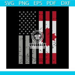 Vintage Canada Flag, Canadian America Flag, canada flag svg, canada day, Png, Dxf, Eps svg