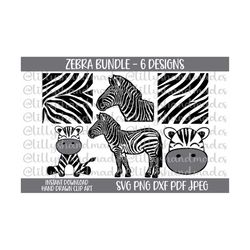 Zebra Svg Bundle, Cute Zebra Svg, Zebra Print Svg, Zebra Png, Zebra Clip Art, Zebra Pattern, Zebra Head Svg, Baby Zebra
