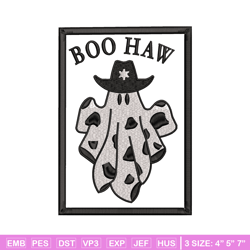 Boo haw embroidery design, Boo halloween embroidery, Embroidery file, Embroidery shirt, Emb design, Digital download