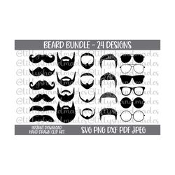 Beard Svg, Beard Png, Mustache Png, Mustache Svg, Sunglasses Svg, Mustache Vector, Moustache Svg, Beard Vector, Goatee S
