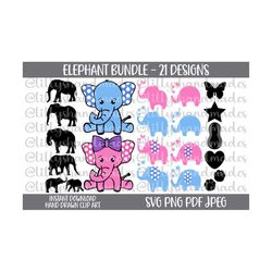 elephant svg bundle, elephant png, elephant clipart, baby elephant svg, baby elephant png, baby elephant clipart, cute e