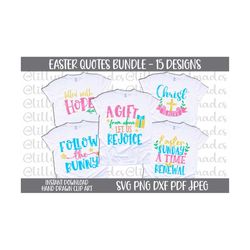 Easter Svg Bundle, Easter Png Bundle, Easter Dxf, He Is Risen Svg, Easter Shirt Png, Happy Easter Svg Happy Easter Png,