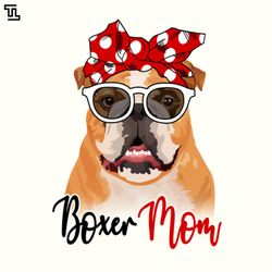 boxer dog shirt boxer mom bandana, christmas png download