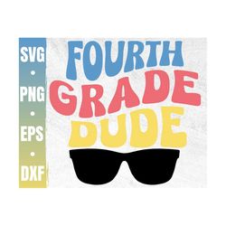 4th Grade Dude Svg | 4th Grade Squad Svg | Fourth Grade Svg | I'm Ready To Crush 4th Grade | 4th Grade | Commercial Use