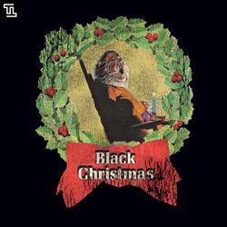 Black Christmas Wreath, Christmas PNG Download