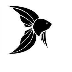 Angelfish Vector Dxf File Png Digital File Angel Fish Logo Pdf Image File Image Webp Design Commercial Use Image