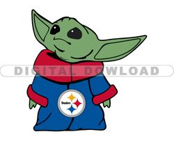 Steelers NFL Baby Yoda Svg, Football Teams Svg, NFL Logo Svg, Baby Yoda Png, Tshirt Design Bundle 08