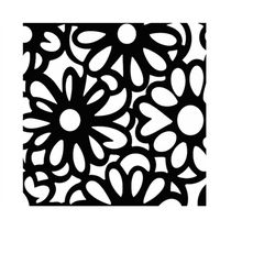 Floral Pattern Picture Vector Clipart Svg Dxf Png File For Cutting Machine Clip Art Image Commercial Use
