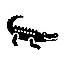 Crocodile Vector Printable Svg Clipart Png Alligator mascot Logo Image Clip Art Commercial Use