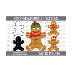 Gingerbread Man Svg, Gingerbread Svg Bundle, Gingerbread Man Png, Gingerbread Png, Gingerbread Girl Svg, Gingerbread Gir
