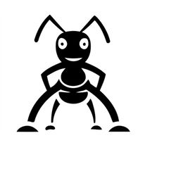 Ant Vector Cutting File Svg Ant Icon Printable Art Pdf Image File Svg Cutting Image  Clipart Commercial Use Image