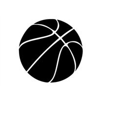Svg Basketball Svg Clipart Basketball Game Vinyl Decal Template Dxf Silhouette Cameo Hoops Vector Clip Art Basket Ball P