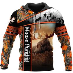 Beautiful Hunting Moose Camo 3D All Over Print | Unisex | Adult | Ht4366